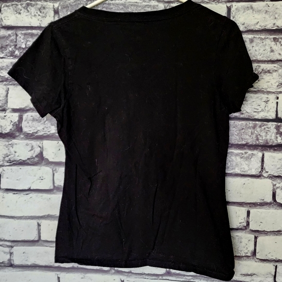 Licensed Black & Gold Harley Quinn T-shirt - M - Picture 3 of 5